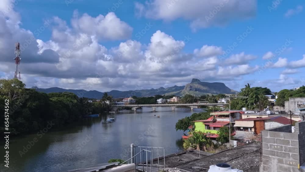 Timelapse Of The Saturated Nature Of Mauritius, Landscape Timelapse Of The Saturated Nature Of Mauritius, Landscape