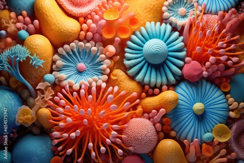 colorful coral reefs © PinkiePie