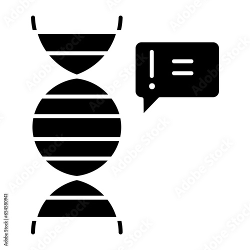 genetic data icon