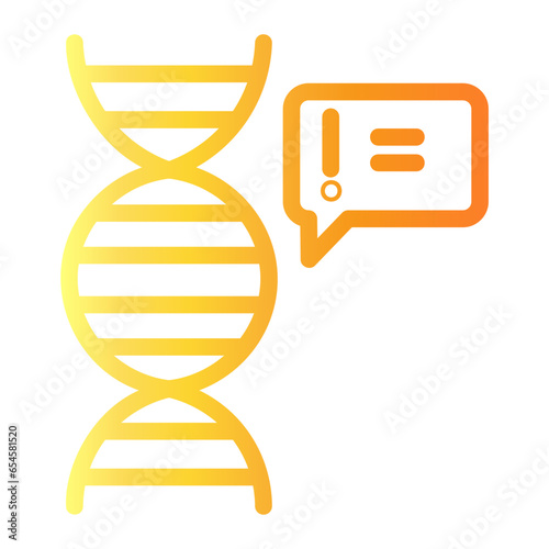 genetic data icon