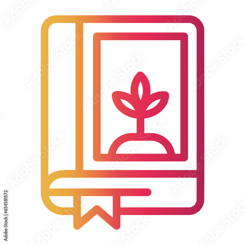 botanical book icon