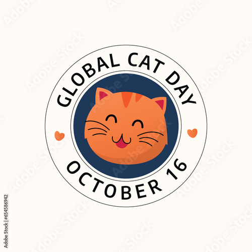 Flyers promoting Global Cat Day or other events can utilize vector images regarding the holiday. design of a flyer, a celebration.