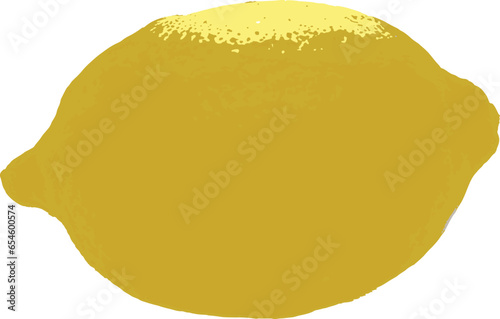 Yellow Lemon isolated on a background vector