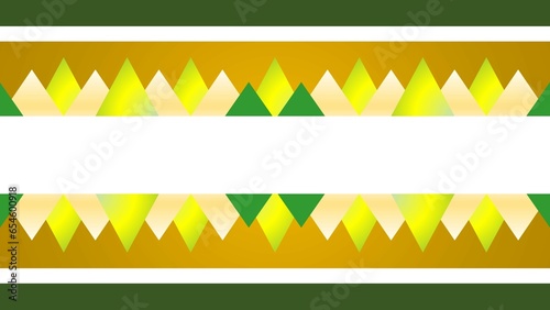 set of banners with ribbons