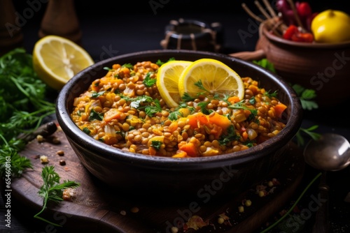 Hearty Lentil Stew: Bursting with Flavors, Nutritional Goodness, and Wholesome Ingredients for a Savory, Vegan Delight