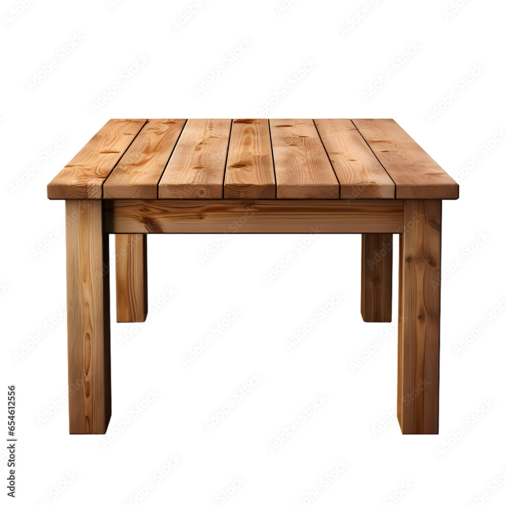 Wooden Coffee Table Isolated on Transparent or White Background Wooden Coffee Table Isolated on Transparent or White Background