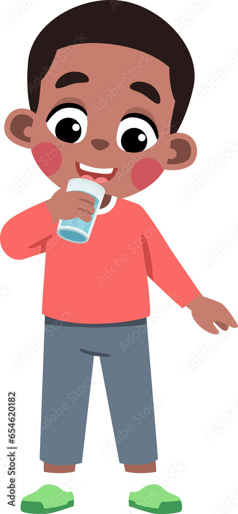 Kid Drinking Water