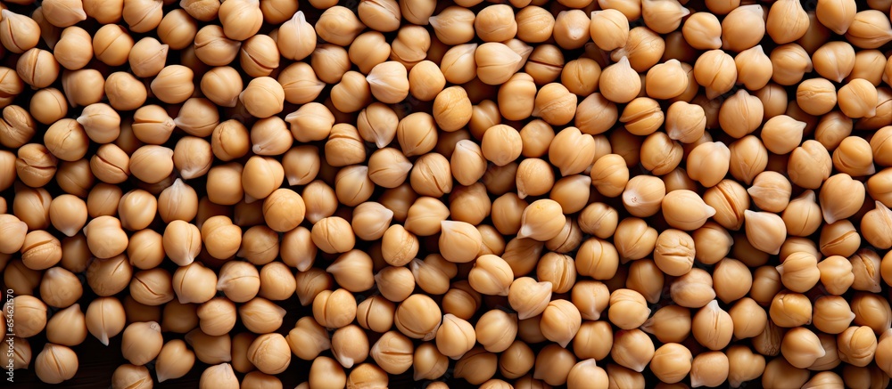 Pre soaked chickpeas ready for cooking swollen and close up Pre soaked chickpeas ready for cooking swollen and close up