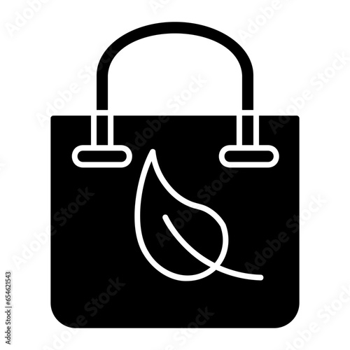 ecological bag icon