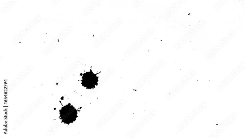 black ink splat