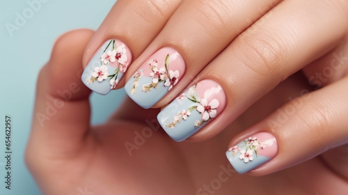 manicure and pedicure UHD wallpaper Stock Photographic Image