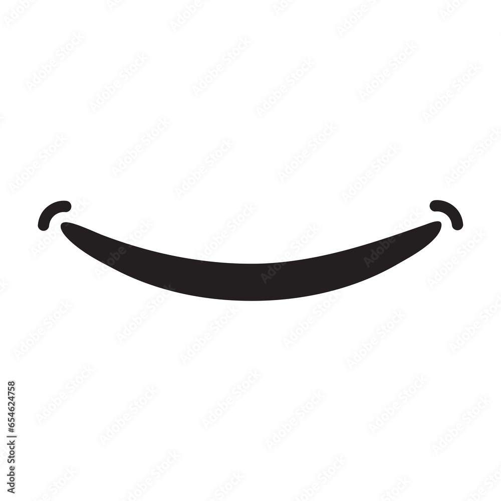 Smile icon. flat illustration on white background..eps Smile icon. flat illustration on white background..eps