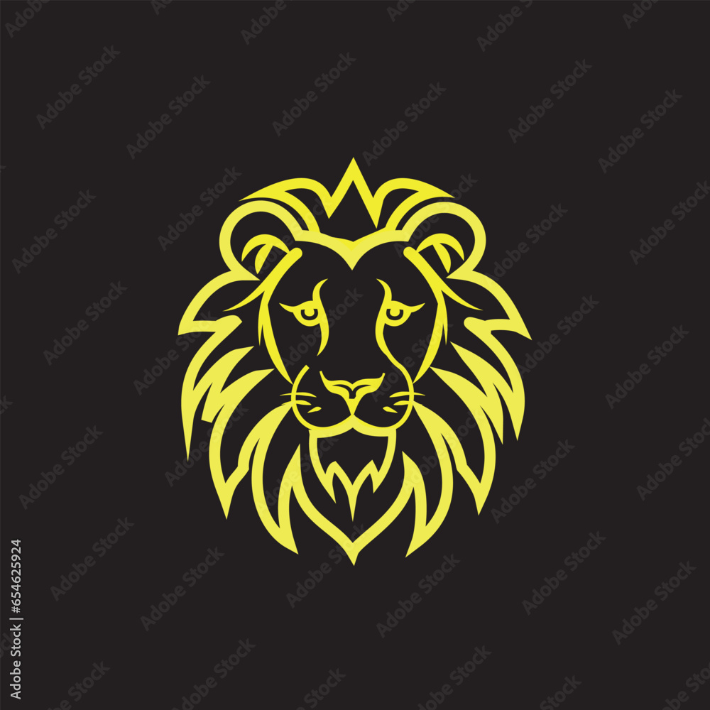 lion head logo