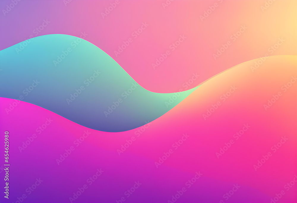 Fototapeta premium Pastel Gradient Background. Soft Colors. Minimalist Design. Gradient Wallpaper. Abstract Art. Color Transition. Elegant Pastels. AI generated. Subtle Shades. Graphic Design. Serene Aesthetics
