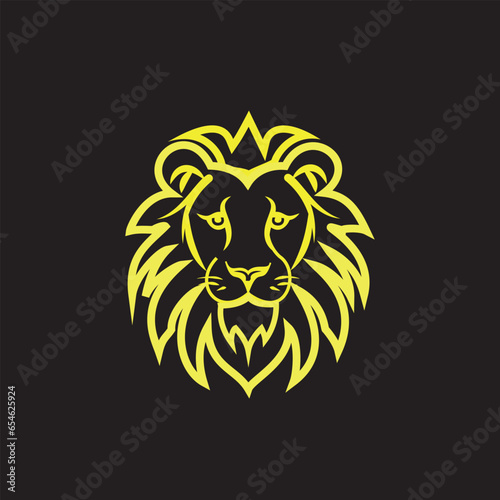 Fototapeta Naklejka Na Ścianę i Meble -  lion head logo