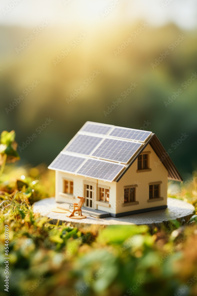 Green Living Haven: Eco-Friendly House Model with Energy-Saving Features Green Living Haven: Eco-Friendly House Model with Energy-Saving Features
