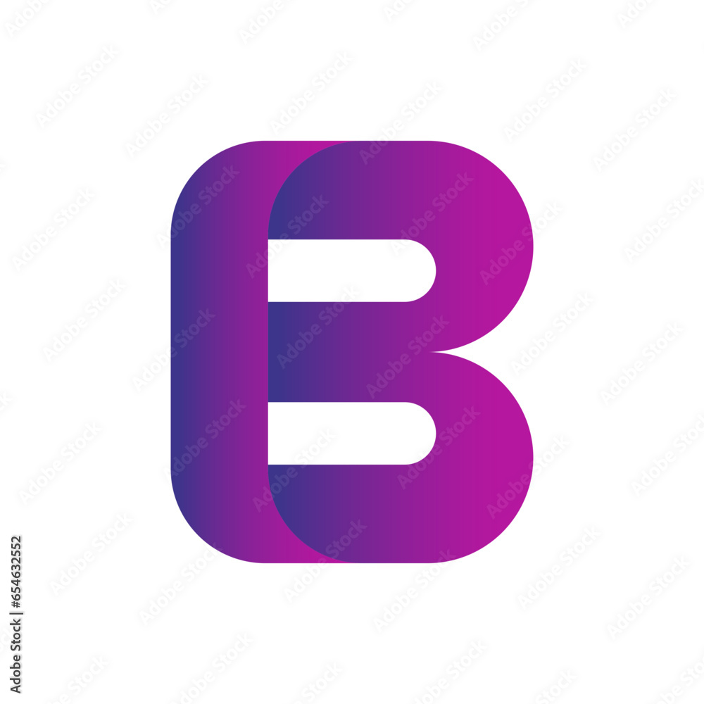 Monogram initial b letter mark logo design. Monogram design vector b logo. Monogram initial letter mark b logo. Design simple b monogram Monogram initial b letter mark logo design. Monogram design vector b logo. Monogram initial letter mark b logo. Design simple b monogram