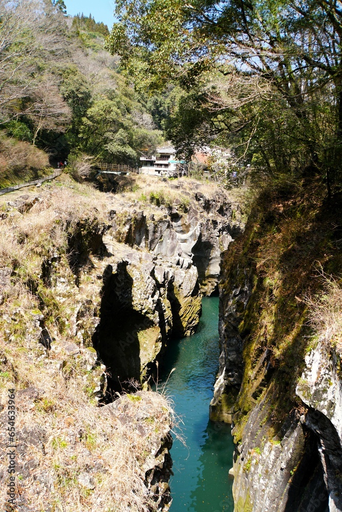 Landscape of Takachiho Gorge, Japan