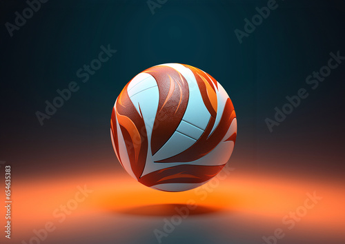 スタイリッシュなデザインのバレーボール-V2