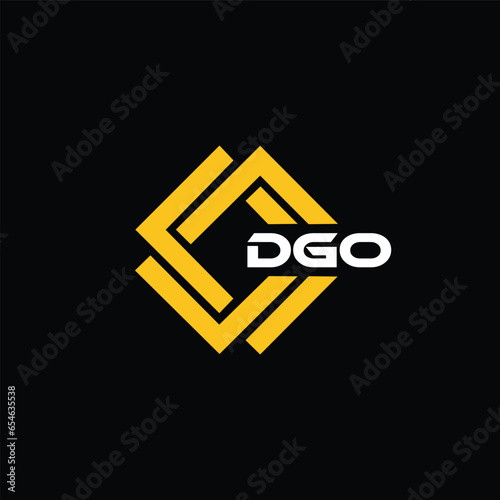 DGO letter design for logo and icon.DGO typography for technology, business and real estate brand.DGO monogram logo. photo