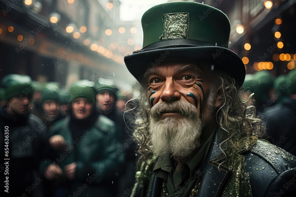 St. Patrick Day Celebration vibrant and festive celebration,Generated with AI St. Patrick Day Celebration vibrant and festive celebration,Generated with AI