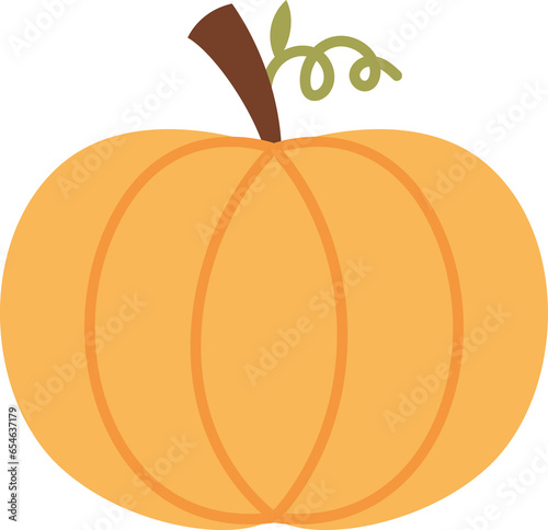 pumpkin isolated on white background