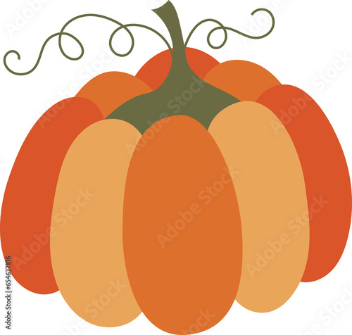 illustration of a pumpkin
