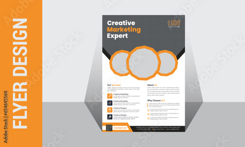 Creative modern & minimalist Corporate Business Flyer design A4 template, Business Flyer, Corporate