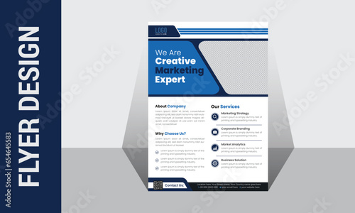 Creative modern & minimalist Corporate Business Flyer design A4 template, Business Flyer, Corporate