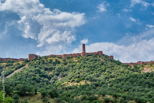 Jaigarh Fort, overlooking the Amer Fort in Jaipur, India photo