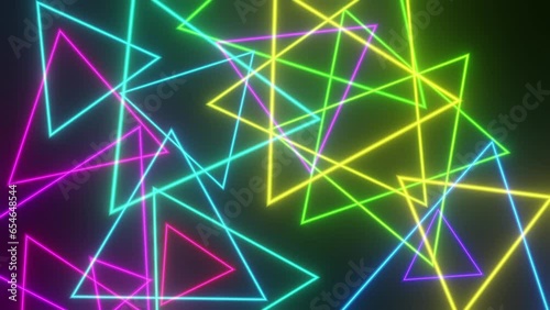 abstract background with glowing lines