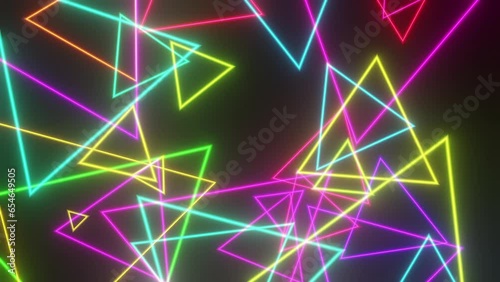 abstract background with glowing lines