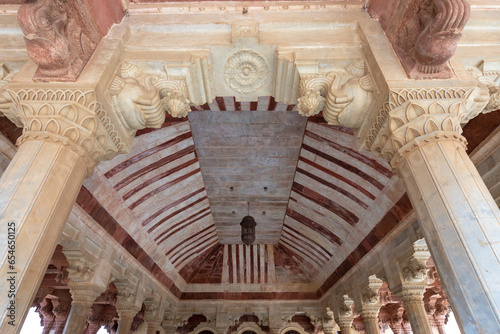 Diwan-i-Aam (the Public Audience Hall) in the Amer Fort in Jaipur, India