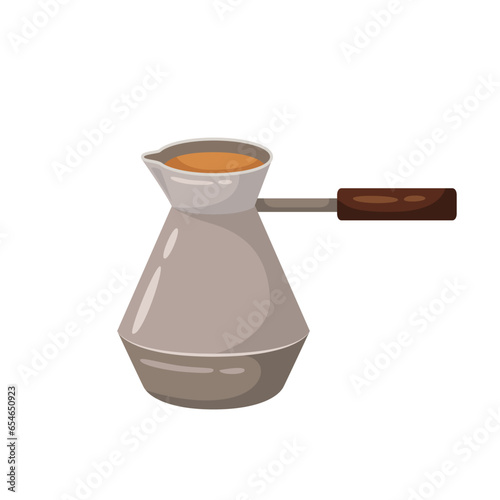 Turkish coffee icon illustration. Vector design
