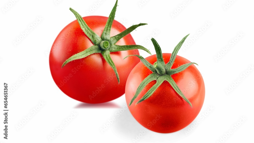 Fresh tomatoes isolated on white background Fresh tomatoes isolated on white background