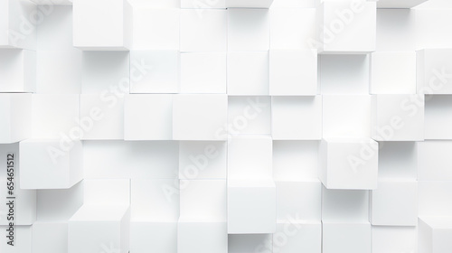 White square polygon background