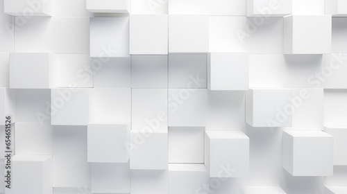White square polygon background © Farnaces