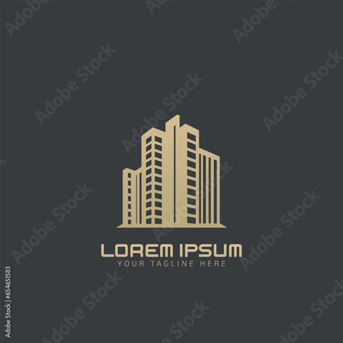 Arabic style architecture building Logo concept icon