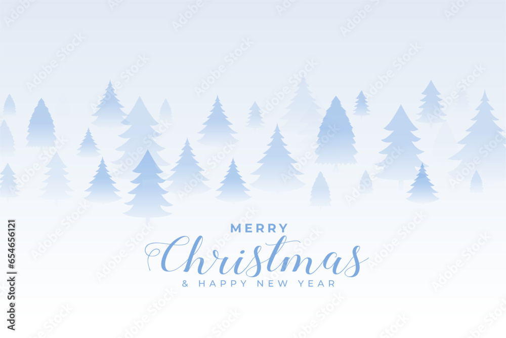 beautiful merry christmas winter season background design