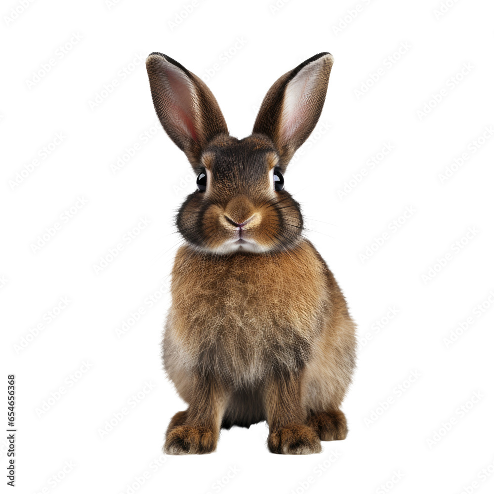 Obraz premium Rabbit on transparent background