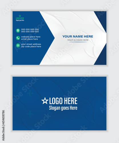 Medical Business Card Vector Design Template and Healthcare Services