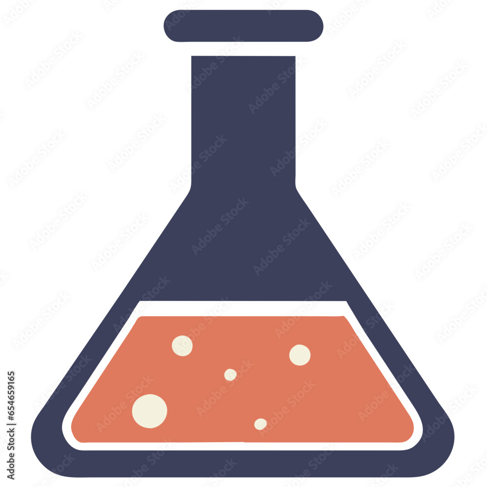 tube with liquid science equipment 