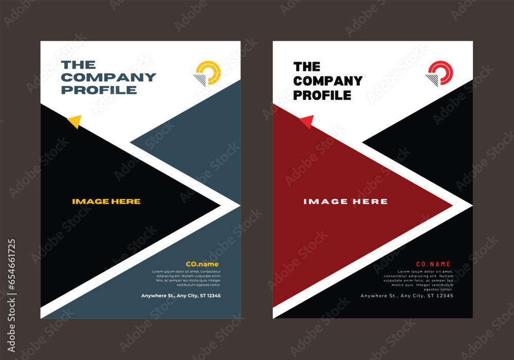 Business Company Profile Template Brochure Layout Business Company Profile Template Brochure Layout