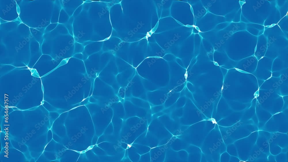 blue water in the swimming pool, blue water background, swimming pool water, caustics background