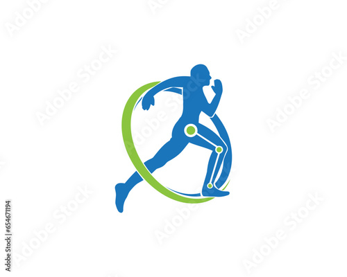 run physical fitness logo