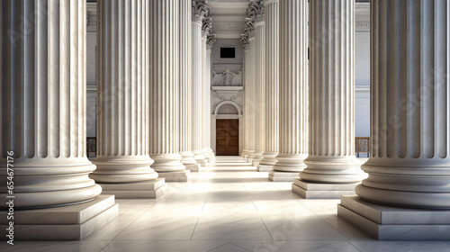 Photo Columns Supreme Court of the United States Washington