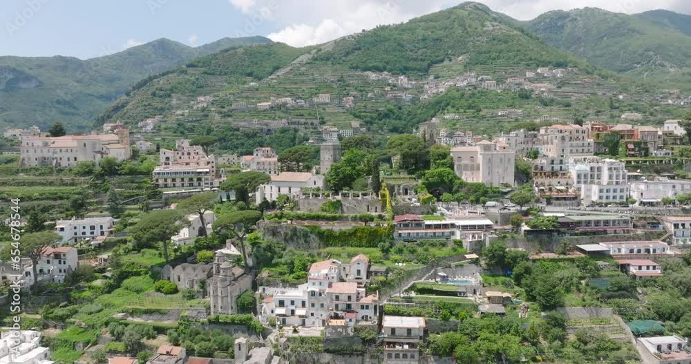 Scenic Aerial Views of Amalfi Coast, Italy Scenic Aerial Views of Amalfi Coast, Italy