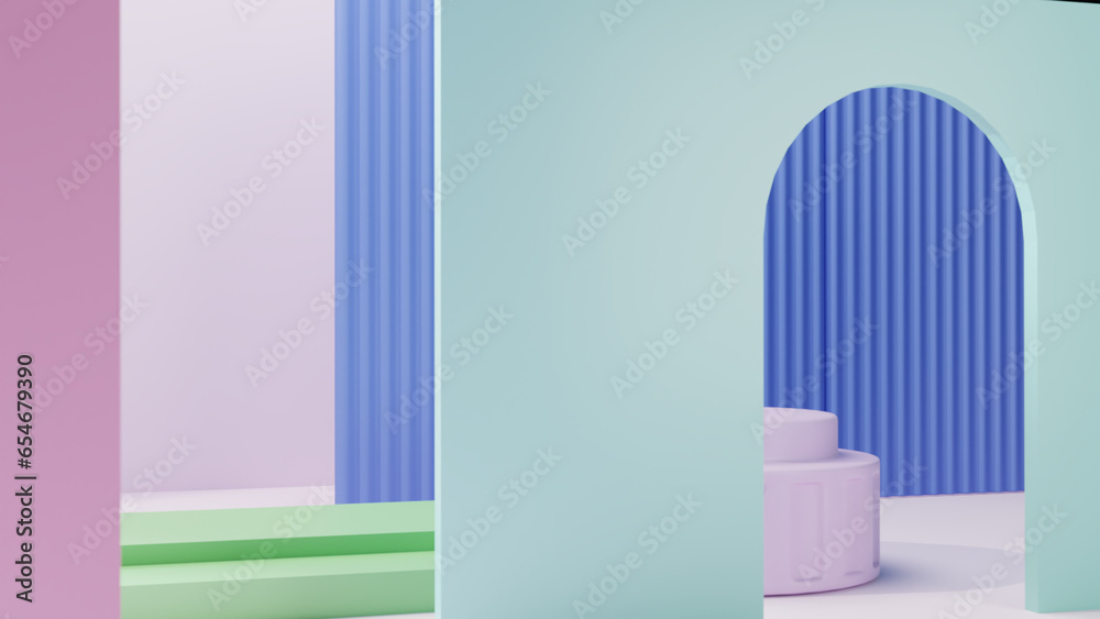 Abstract 3d background with pink color Abstract 3d background with pink color