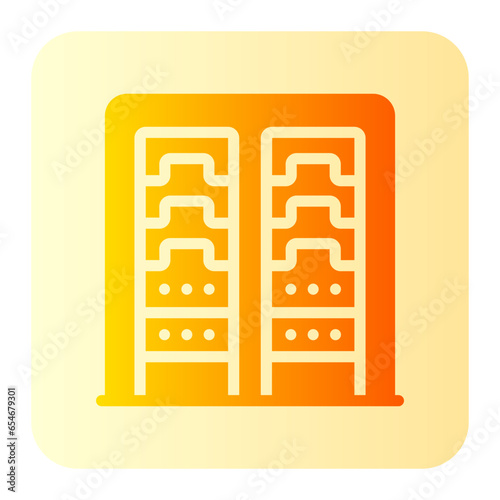 server room gradient icon