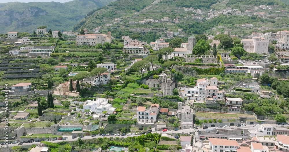 Aerial Views of the Amalfi Coast in Italy Aerial Views of the Amalfi Coast in Italy